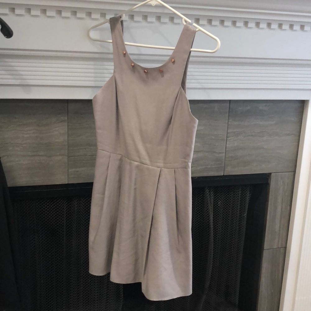 Bcbg silver and rose gold dress